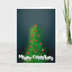 Kerstboom Feestdagen Kaart