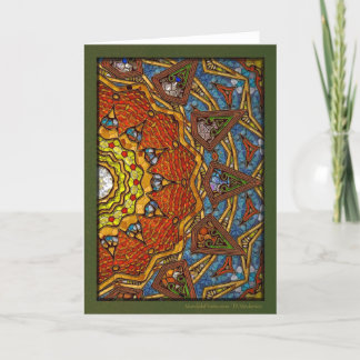 kerstboom feestdagen kaart