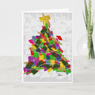 Kerstboom Feestdagen Kaart