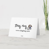 Kerstboom Feestdagen Kaart (Achterkant)