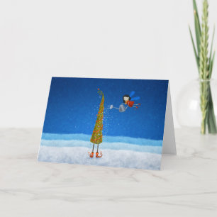 Kerstboom Feestdagen Kaart