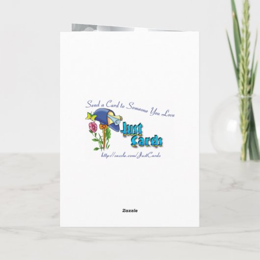 kerstboom feestdagen kaart (Achterkant)