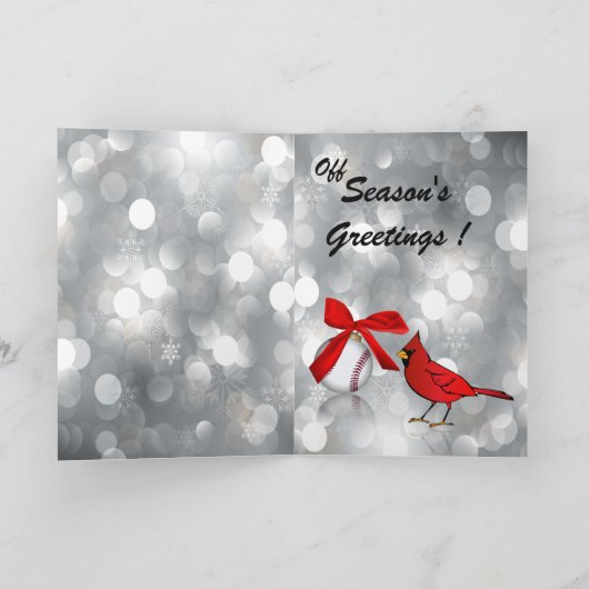 kerstboom feestdagen kaart (Binnen)