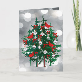 kerstboom feestdagen kaart