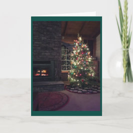 kerstboom feestdagen kaart