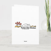 Kerstboom Feestdagen Kaart (Achterkant)