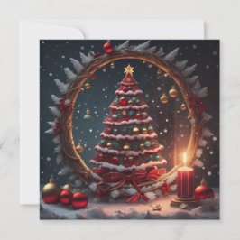kerstboom feestdagenkaart