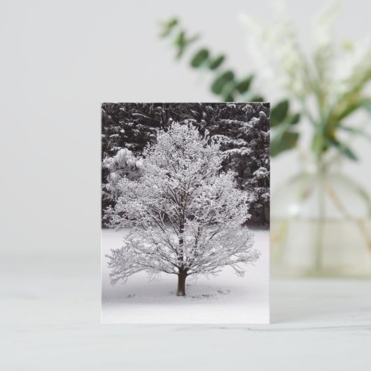 Kerstboom Feestdagenkaart (Staand voorkant)