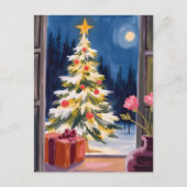 Kerstboom Feestdagenkaart (Voorkant)