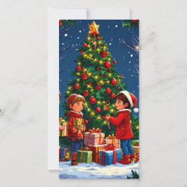 kerstboom feestdagenkaart