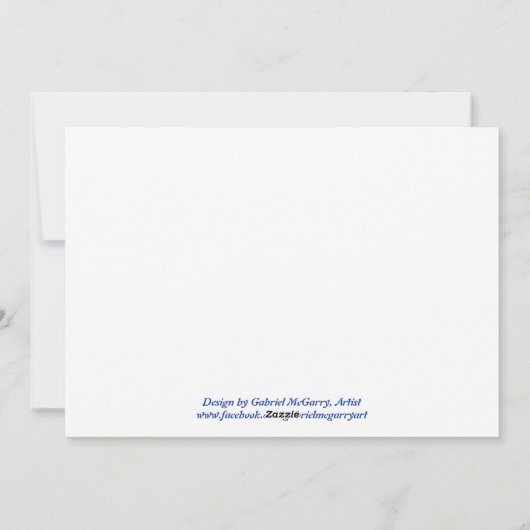 kerstboom! feestdagenkaart (Achterkant)