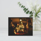 Kerstboom Feestdagenkaart (Staand voorkant)