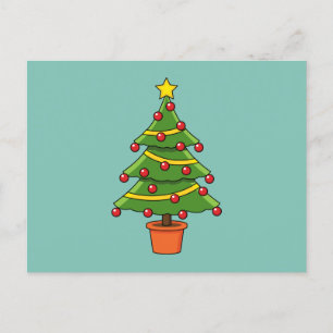 kerstboom feestdagenkaart