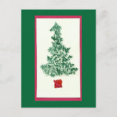 Kerstboom Feestdagenkaart (Voorkant)