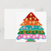 kerstboom feestdagenkaart (Voorkant / Achterkant)