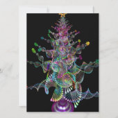 kerstboom feestdagenkaart (Voorkant)