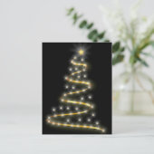 kerstboom feestdagenkaart (Staand voorkant)