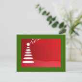 kerstboom feestdagenkaart (Staand voorkant)