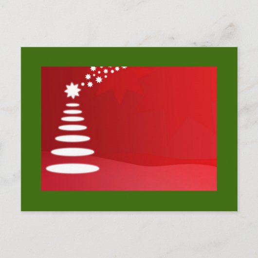 kerstboom feestdagenkaart (Voorkant)