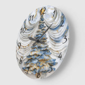 Kerstboom feestelijke magie grote klok (Hoek)