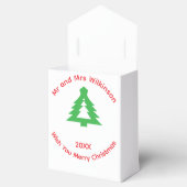 Kerstboom Feestgunstdozen Bedankdoosjes (Geopend)