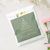 kerstboom Feliz Navidad y Prospero Año Nuevo Bedankzakje (Gezegeld)