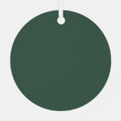 kerstboom Feliz Navidad y Prospero Año Nuevo Metalen Ornament (Achterkant)