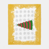 kerstboom fleece deken (Voorkant)