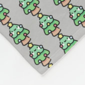 kerstboom fleece deken (Hoek)