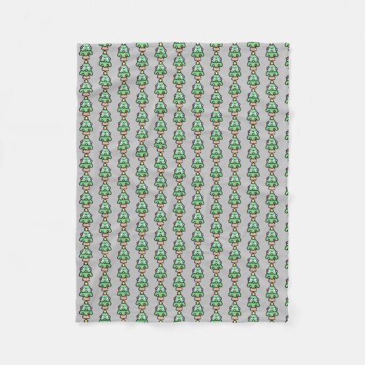 kerstboom fleece deken (Voorkant)