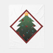 kerstboom fleece deken (Voorkant)