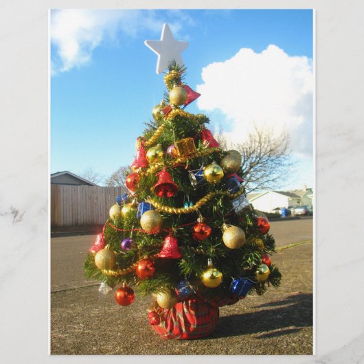 kerstboom flyer (Voorkant)