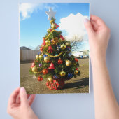 kerstboom flyer (Hand)