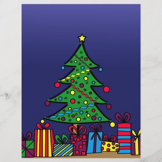 kerstboom flyer (Voorkant)