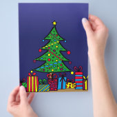 kerstboom flyer (Hand)