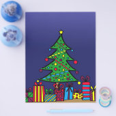 kerstboom flyer (Enkel)