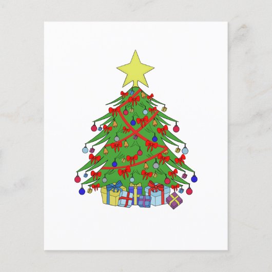 kerstboom flyer (Voorkant)