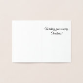 kerstboom folie kaarten (Binnen)