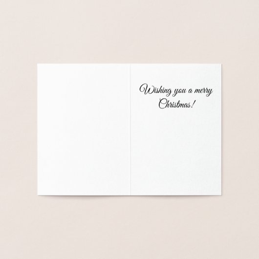 kerstboom folie kaarten (Binnen)