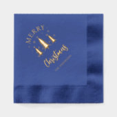 kerstboom folie servetten (Voorkant)