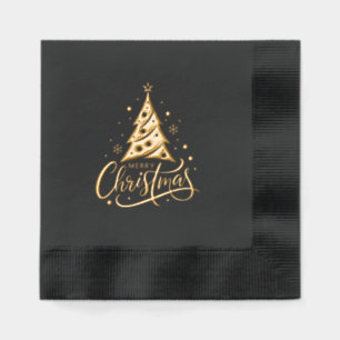 Kerstboom Folie Servetten