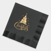 Kerstboom Folie Servetten (Links)