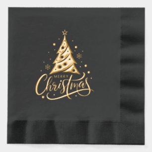 Kerstboom Folie Servetten