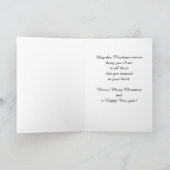 🎄 kerstboom - folklore stijl kaart (Binnen)