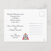 🎄 kerstboom - folklore style Holiday Briefkaart (Achterkant)