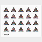 🎄 kerstboom - folklore [zwart] sticker (Vel)