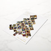 Kerstboom Foto - 36 foto Folie Uitnodiging (Gedraaid)