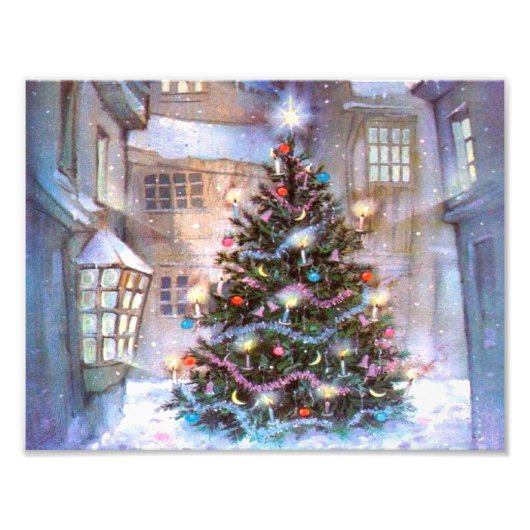 kerstboom  foto afdruk (Voorkant)