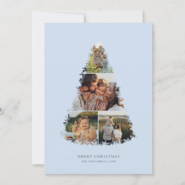 Kerstboom foto Collage vakantie Kaart