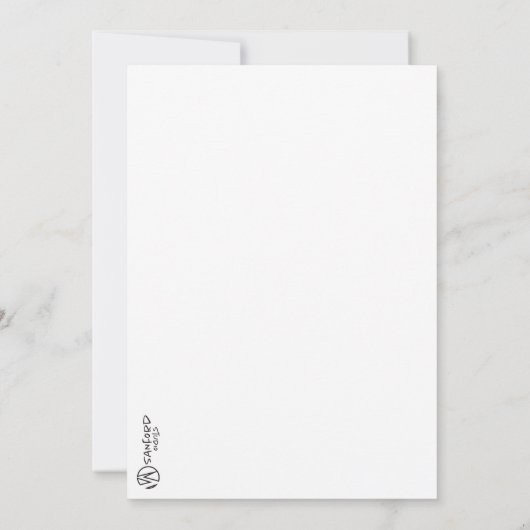 Kerstboom Fotokaart Kaart (Achterkant)